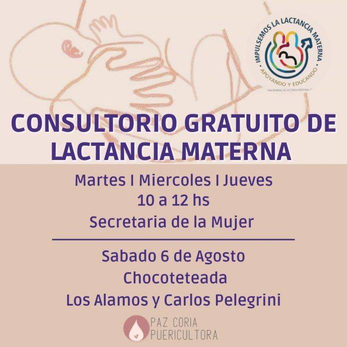 Villa Mercedes celebra la Semana Mundial de la Lactancia Materna 