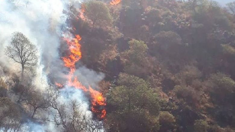Contuvieron los incendios en el Valle de Punilla y Santa Rosa de Calamuchita