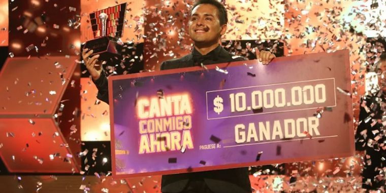 Nicolás Reyna se consagró como el primer campeón del Canta Conmigo Ahora