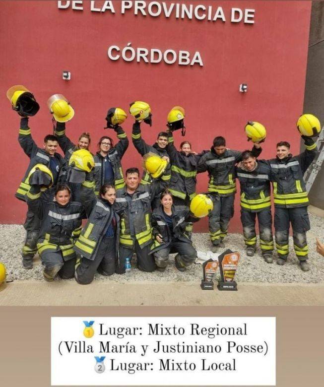 Olimpiadas Bomberiles: bomberos lograron primer y segundo puesto 