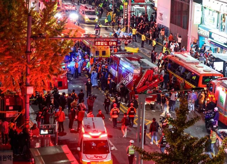 Estampida en una fiesta de Halloween en Corea del Sur: 59 muertos y 150 heridos