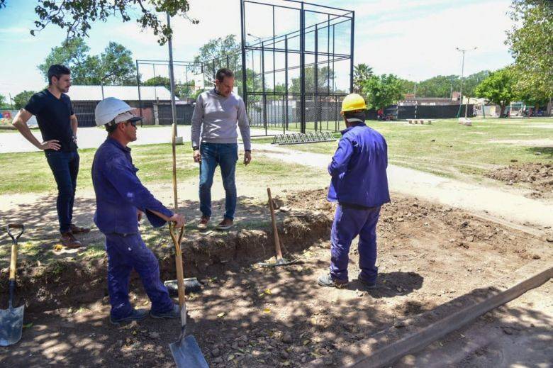 Está en marcha la construcción del SUM en barrio La Calera