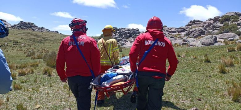 Cerro Champaquí: rescataron a un adolescente lesionado