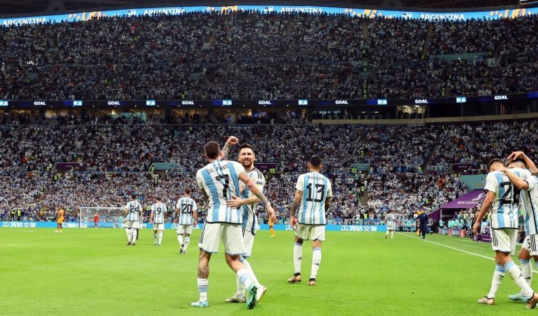 Argentina vence a Países Bajos con gol de Nahuel Molina tras una genialidad de Messi