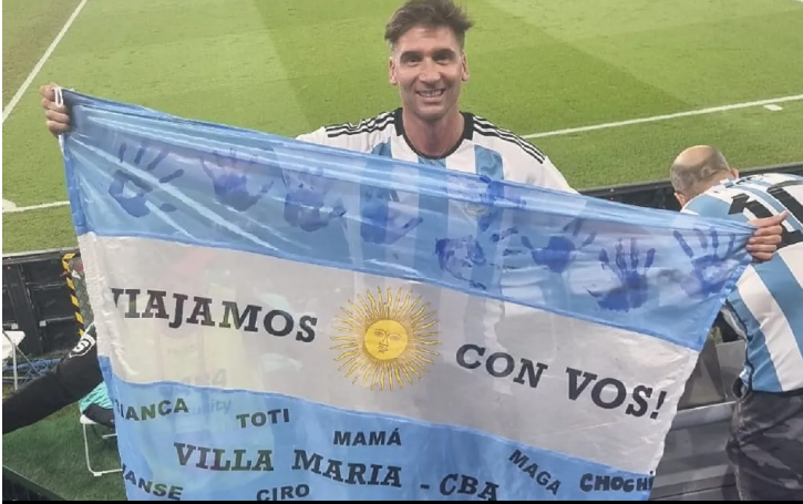Final de Argentina: un villamariense vive la experiencia en primera persona