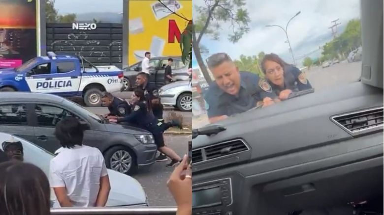 El joven que arrastró a policías fue imputado