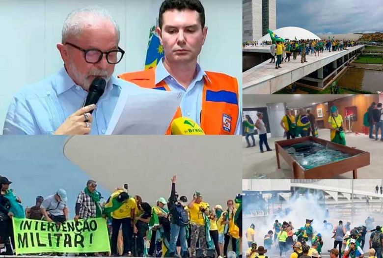 Lula decretó la intervención federal en Brasilia hasta el 31 de enero
