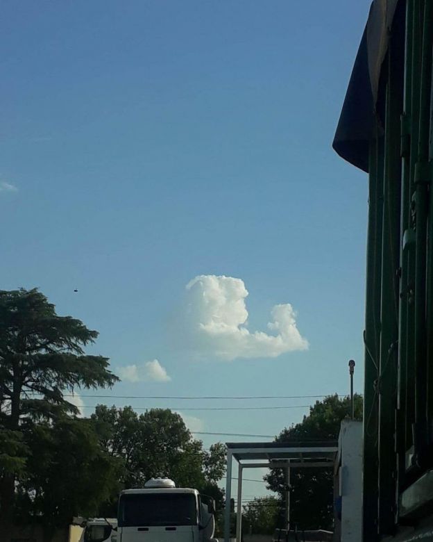 La Mona Jiménez cumple 72 años y “el cielo lo sabe”: la increíble nube con la figura del cuartetero