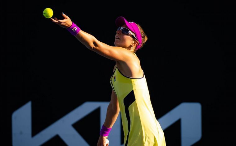 La rosarina Nadia Podoroska puso primera en el Australian Open