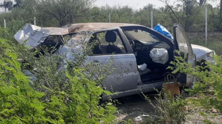 Una nena de ocho años falleció tras un vuelco en el norte de Córdoba