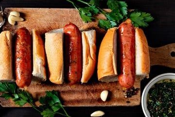 El choripan fue elegido como “el mejor hot dog” del mundo