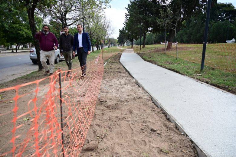 Avanza la construcción de ciclovías y bicisendas en Avenida Savio