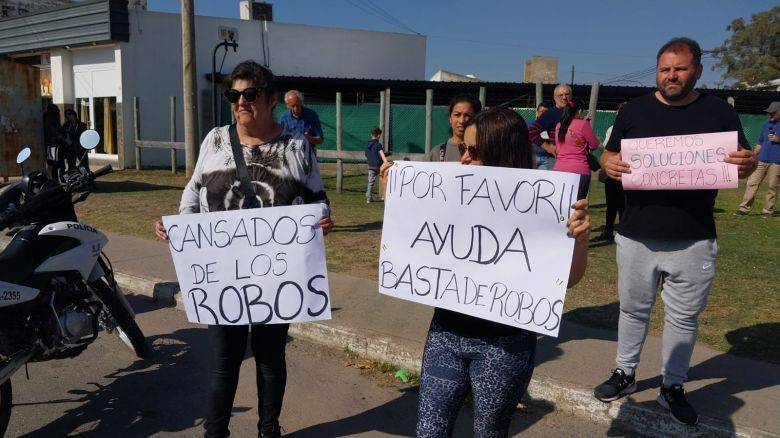 Marcha contra la inseguridad en Villa María
