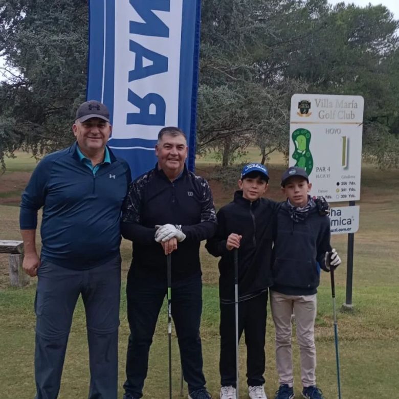 Se realizó importante torneo de golf en Villa María