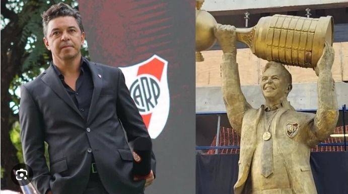 River inauguró la estatua de Marcelo Gallardo en el Estadio Monumental