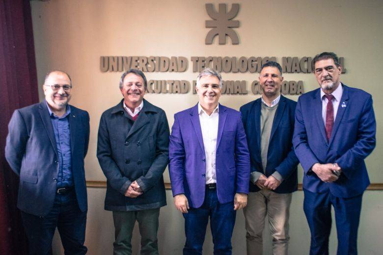 Pablo Rosso acompañó a Martín Llaryora en su disertación en la UTN Córdoba
