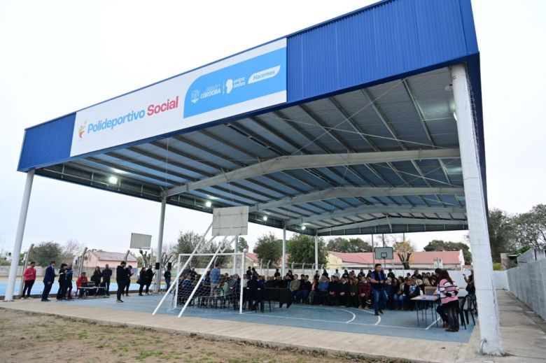 Se inauguró un Polideportivo Social en barrio San Martín