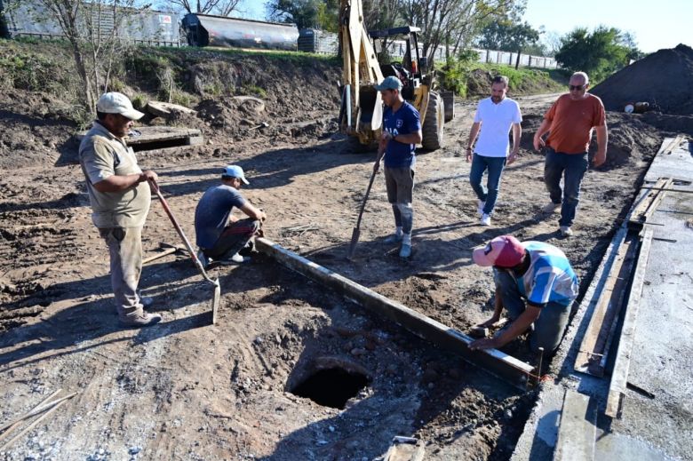 Avanzan las intervenciones para garantizar el escurrimiento pluvial en el sector del loteo El Progreso