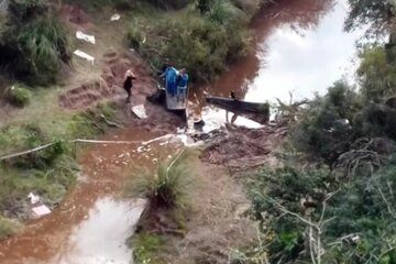 Caso Cecilia: hallaron restos óseos quemados en el Río Tragadero
