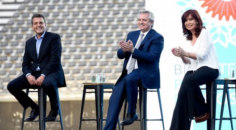 Fernández, CFK y Massa inauguran hoy el gasoducto Néstor Kirchner