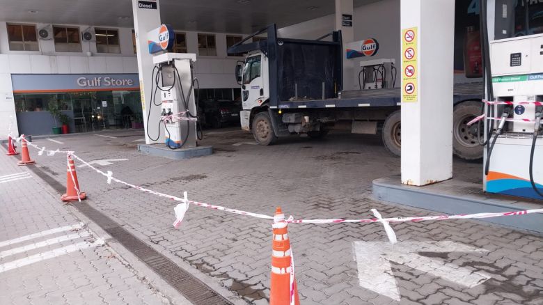 Cerró la estación de servicios de calles Santa Fe y Alem