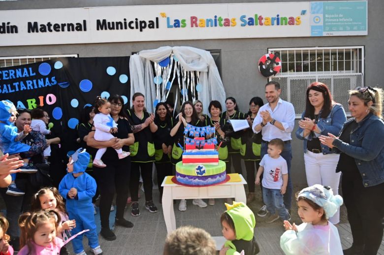 El jardín municipal Las Ranitas Saltarinas celebró su 27° aniversario