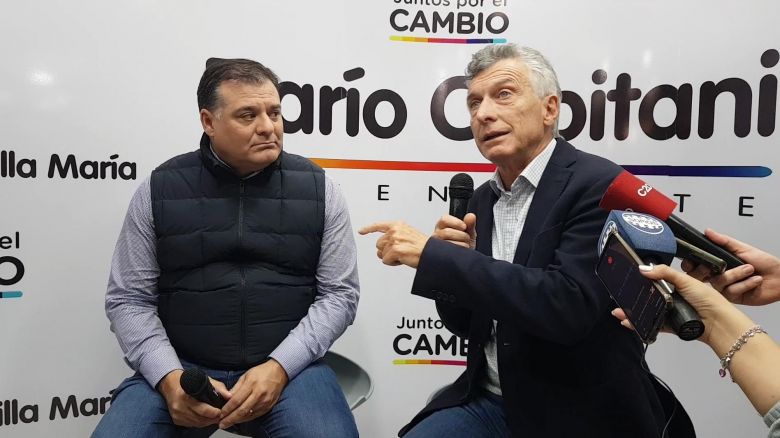 Mauricio Macri respaldó la candidatura de Darío Capitani