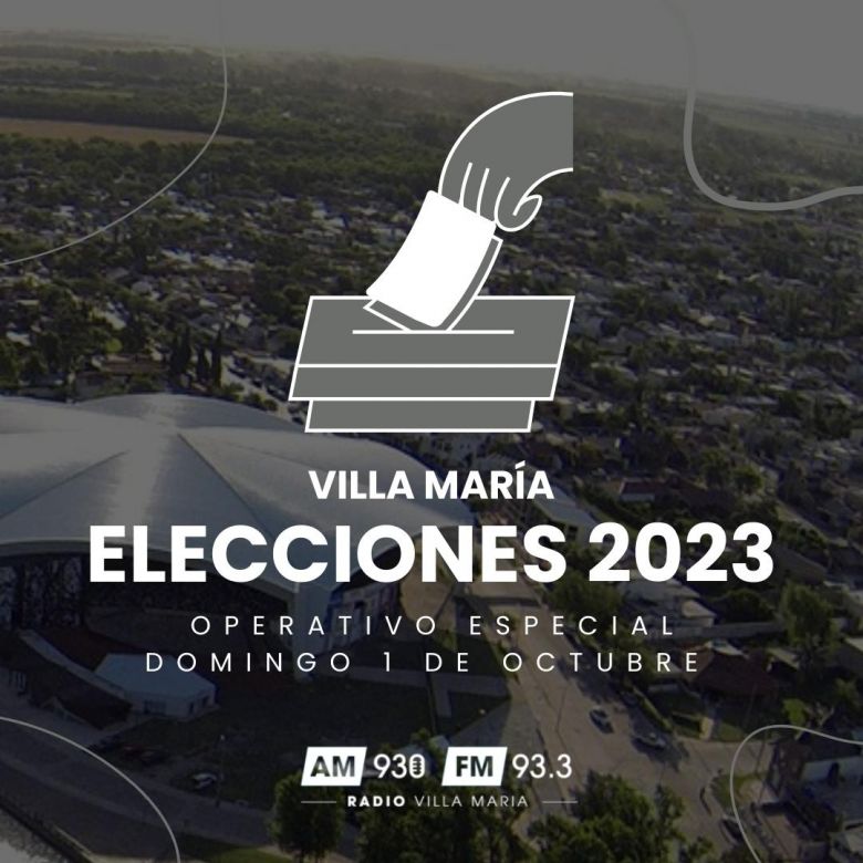 Villa María elige a su Intendente: operativo elecciones con transmisión especial