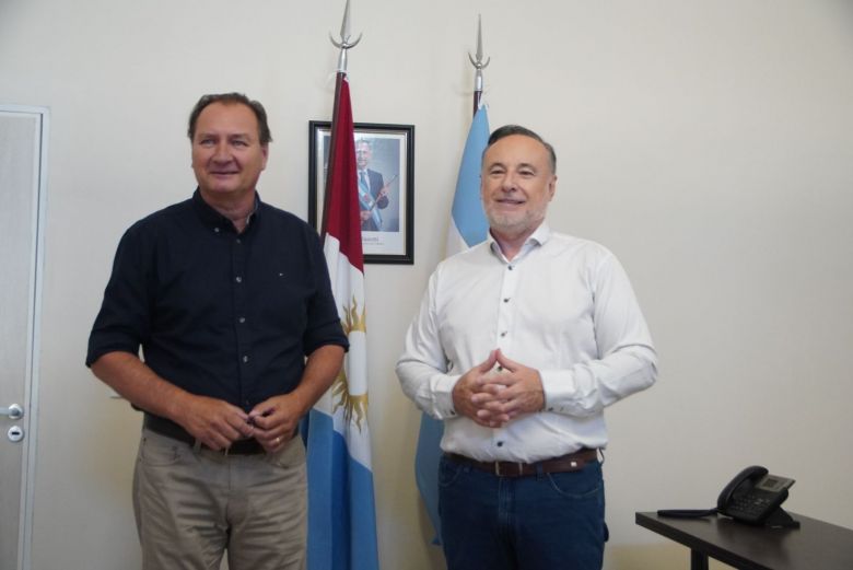 Pedro Dellarossa se reunió con el ministro de Industria Accastello