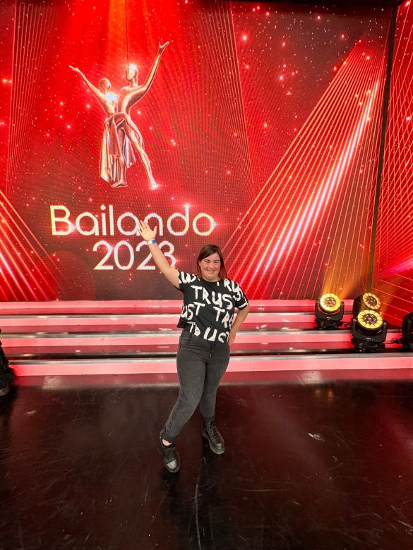 Rocío Borsatto visitó los estudios del Bailando 2023