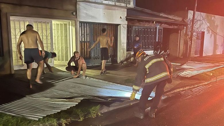 Río Cuarto: fuertes tormentas hicieron destrozos en la ciudad