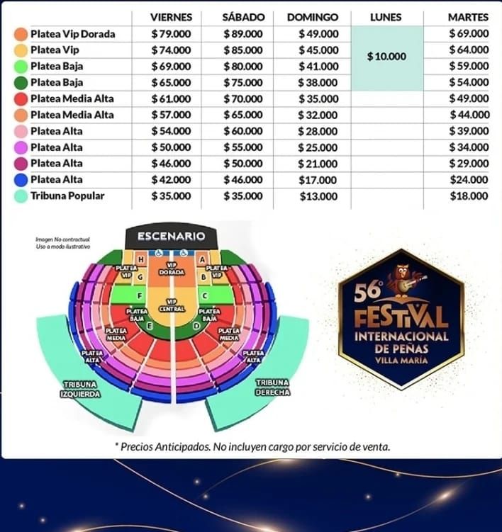 Festival Internacional de Peñas: comenzó la venta de entradas 