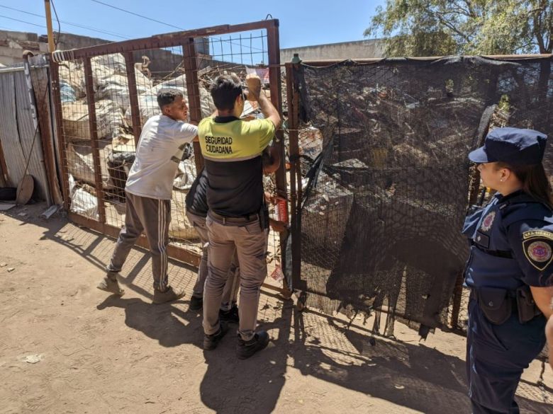 Allanaron y clausuraron una chacarita en Las Playas: un hombre quedó detenido