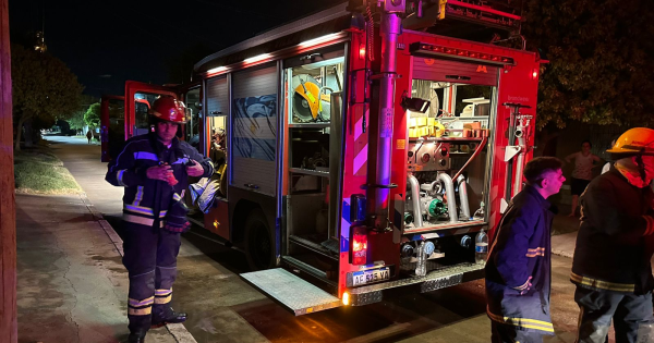 Villa Nueva: se incendió una vivienda 