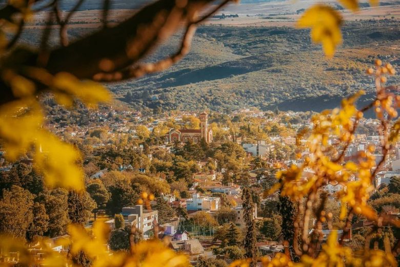 Paisaje otoñal en las sierras de Córdoba