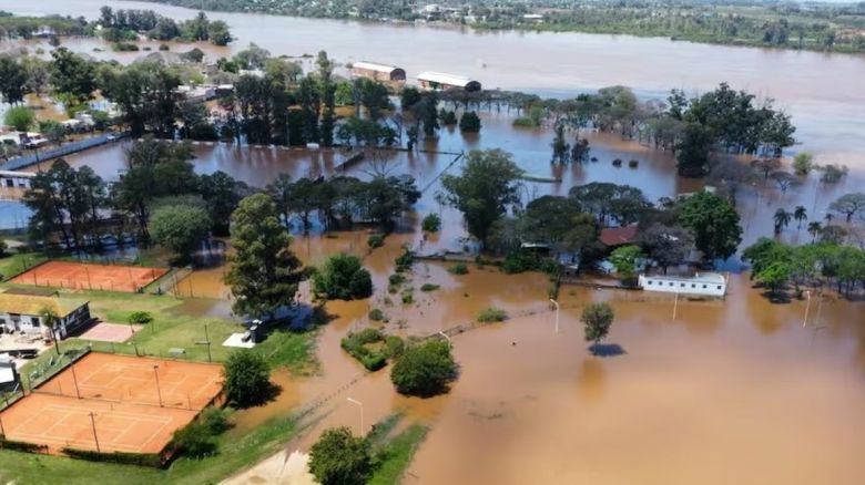 Unas 550 personas fueron evacuadas en Concordia por la crecida del río Uruguay