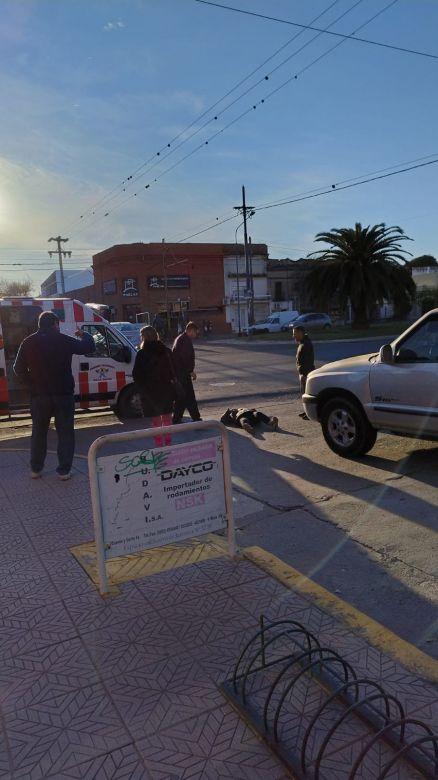 Accidente de tránsito en Bulevar España esquina Santa Fe 