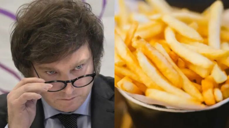 Javier Milei ¿es alérgico a las papas fritas?