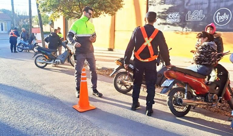 Secuestraron 50 motocicletas en un operativo policial