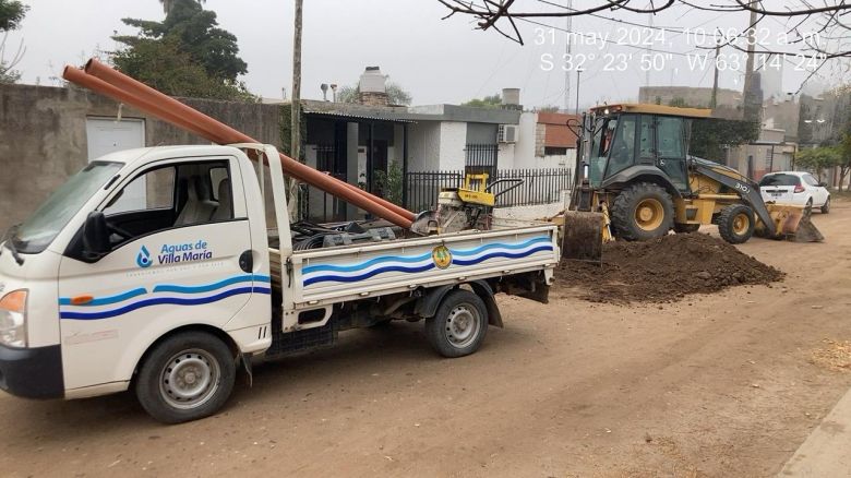 Fondo Solidario: avanzan las conexiones de agua y cloacas en distintos puntos de la ciudad