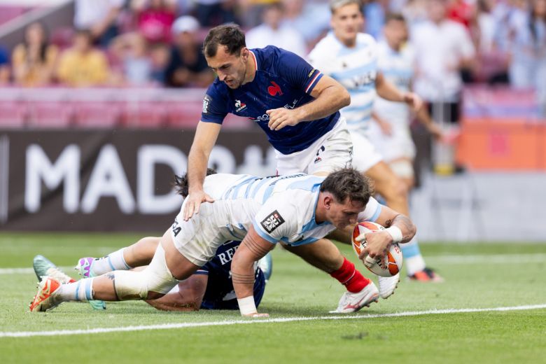 No alcanzó: los Pumas 7 caen ante Francia en la final del Seven de Madrid