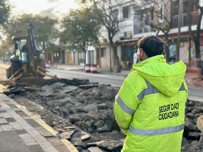 Plan de Reacondicionamiento de calles: avanza la obra sobre calle San Juan