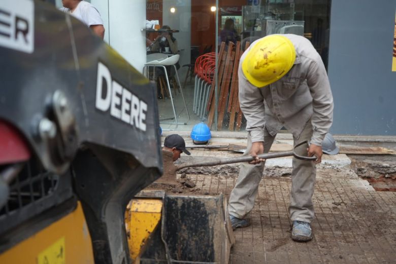 Avanza la ejecución de la obra de repotenciación eléctrica en el microcentro