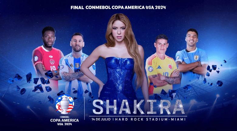 Conmebol confirmó a Shakira para dar el show final de la Copa América