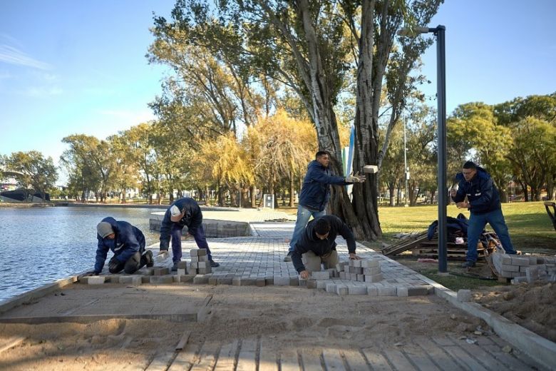 Continúa el Plan de Mejoramiento de Calles y sectores de la Costanera