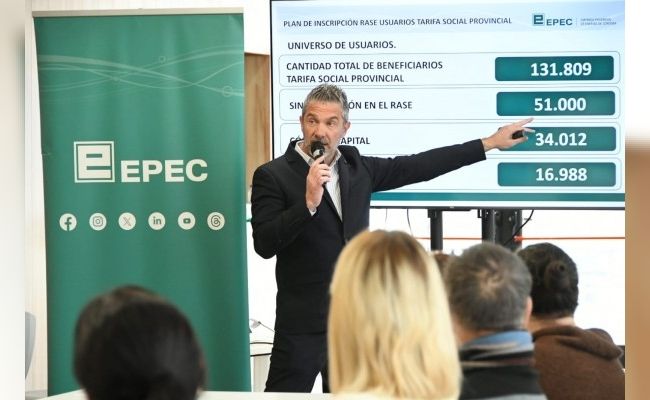 EPEC anunció que los usuarios con Tarifa Social deben recategorizarse