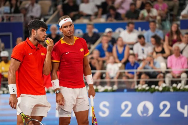 Nadal y Alcaraz cayeron en los cuartos de final de dobles en los Juegos Olímpicos