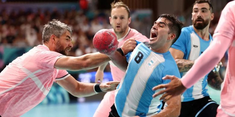 Argentina se despidió del handball en París 2024 tras caer ante Francia