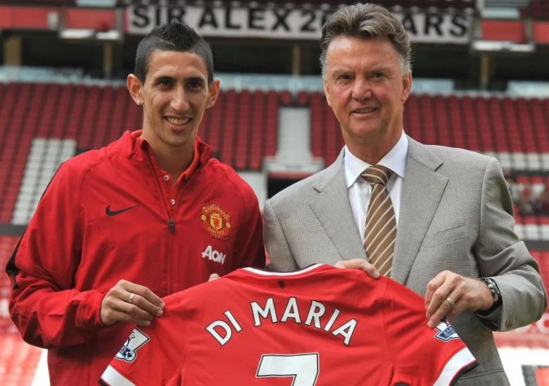 Ángel Di María usó una lapidaria frase para reflotar una polémica con Louis Van Gaal