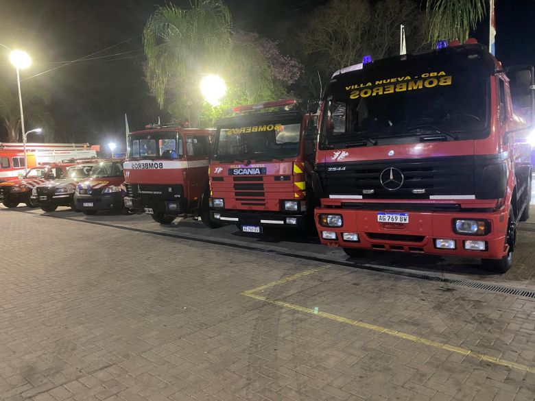 Presentaron la nueva unidad de Bomberos Voluntarios en Villa Nueva